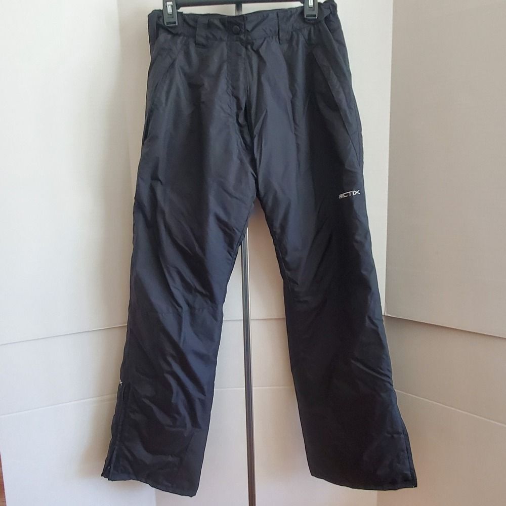 NEW WITHOUT TAGS WOMENS ARCTIX MEDIUM 8-10  SNOW PANTS BLACK INSULATED 1800-00